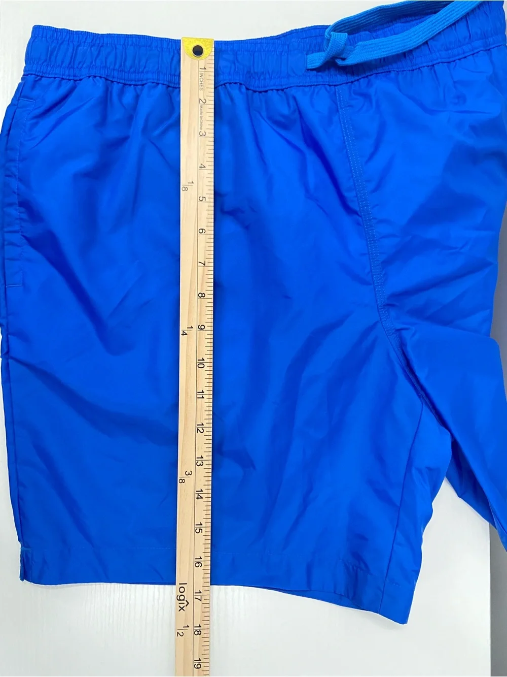 NWT Burberry Men's Martin Canvas Blue Boxer Swim Shorts XL 8084322